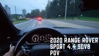 2020 Range Rover Sport SDV8 44 Diesel City POV Drive [upl. by Gowrie681]