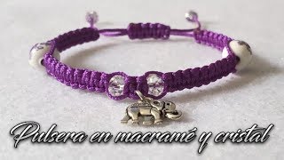 COMO HACER ESTA PULSERA DE HILO MUY FEMENINA Y COQUETA  TUTORIAL DIY 2019 [upl. by Kilroy]