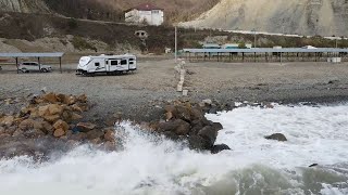 Кемпинг на Черном море на уровне мировых стандартов С координатой Отдых с домом на колесах [upl. by Jermain530]