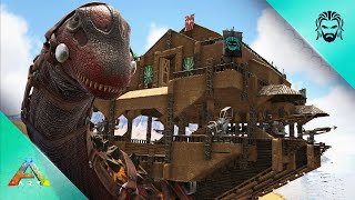 I Tamed a Titanosaur and Built a Gigantic Mobile Base  ARK Survival Evolved E125 [upl. by Wendelina]