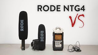 Rode NTG4 vs Lavalier amp VideoMic Pro  COMPARISON [upl. by Amles]