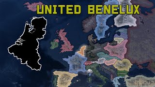 What If The Benelux Was United In 1936  HOI4 TIMELAPSE [upl. by Ulund372]