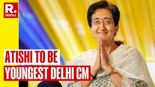 Delhi CM Saga Atishi To Take Oath As Delhi CM Today [upl. by Analem651]