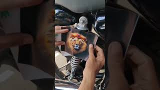 Guys 💥 Splendor Modified Trending Stickers Modification  Bike Custom  Wheel  Wrapping bike [upl. by Osicnarf]