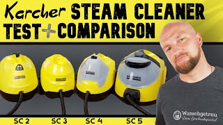 Karcher Steam Cleaner Comparison 2024 ► SC2 vs SC3 vs SC4 vs SC5 ✅ Reviews quotMade in Germanyquot [upl. by Hillegass]