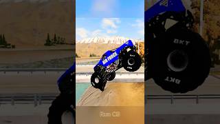 Driving a high speed monster truck hit and jump monstertruck beamngdrive games shorts [upl. by Aniret]