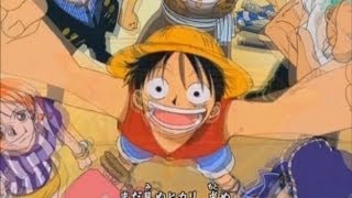 One Piece Sigla 1°  COMPLETA  ITA [upl. by Nylednarb]