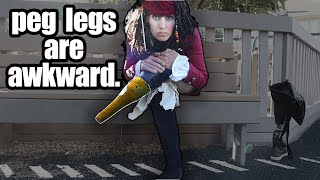 Im an Awkward Peg Leg Pirate Day in the life of an amputee [upl. by Obbard]