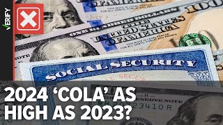 Social Security COLA 2024 How much benefits could increase [upl. by Areek]