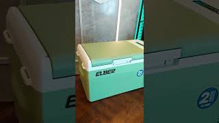 Geladeira Portátil Elber New Green 20 Litros Verde 12v 24v  Caminhão Camping Motorhome [upl. by Selie273]