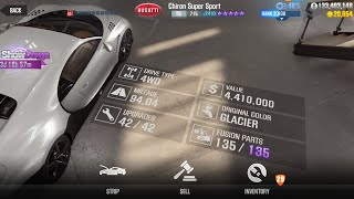 CSR2 Update for Chiron Super Sport for 693x run🤩 [upl. by Aloisius768]