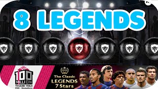 ALL LEGENDS 😍 BEST PACK OPENING EVER🔥 PES 2018 MOBILE [upl. by Akcirederf]