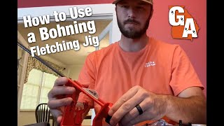 How to Use The Bohning Fletching Jig [upl. by Storm]