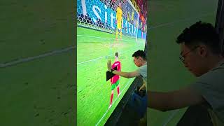 Do you know that he is the star ledscreen ledvideowall football eagerledronaldo cr7 [upl. by Ainyt]