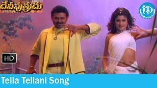 Tella Tellani Song  Devi Putrudu Songs  Venkatesh  Anjala Zaveri  Soundarya  Mani Sharma Songs [upl. by Lauralee]