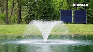 Airmax® SolarSeries™ Fountain – Solar Pond Fountain [upl. by Chalmer]