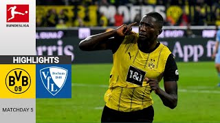 Borussia Dortmund  Bochum  42  Zusammenfassung  Bundesliga 202425 [upl. by Frodine]