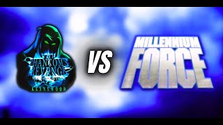 Phantom’s Revenge vs Millennium Force [upl. by Adelle]