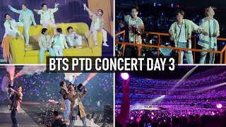 BTS PTD Concert Day 3  Squid game Our funny failed wave lol VlogFancam [upl. by Wurtz]