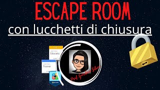 ESCAPE ROOM con lucchetti di chiusura [upl. by Lleryd61]