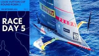 Louis Vuitton Cup  Day 5  Round Robins  LIVE [upl. by Camala220]