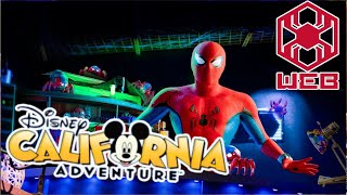 NEW 2023 WEB SLINGERS  Interactive SpiderMan Ride  4K 60FPS  DCA Disneyland Resort [upl. by Notrub]