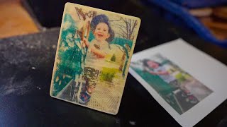 Transferring A Photo Onto Wood Using Parchment Paper [upl. by Circosta]