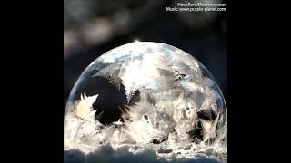 The Magnificence of a Bubble Freezing FRACTALS [upl. by Aynnek]