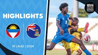 Antigua and Barbuda v Cayman Islands  TierII Group A  FULL HIGHLIGHTS  2024 CFU Boys U14 Series [upl. by Yecies]