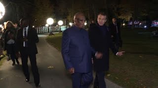 Macron rencontre son homologue malien à Reims [upl. by Holden151]