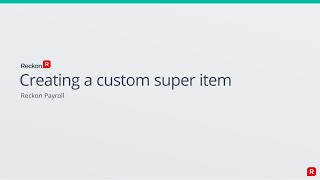 Creating a custom super item [upl. by Aicats]