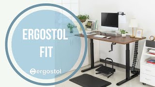 Стол регулируемый по высоте Ergostol Fit [upl. by Aitropal]