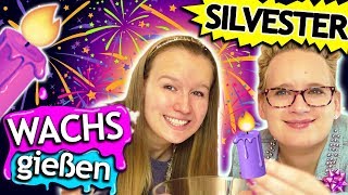 Silvester Vorfreude 201819 Wachs gießen amp Zukunft voraussagen  Eva amp Kathi DIY Inspiration Spezial [upl. by Strait]