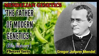 Mendelian genetics  Life history of Gregor Johann Mendel  The father of modern genetics [upl. by Arahahs124]