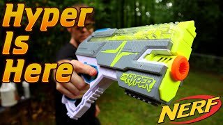 Honest Review The NERF Hyper Rush40 A FIRST LOOK AT HYPER [upl. by Enilekcaj]