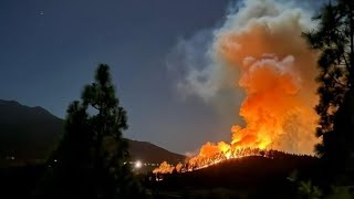 INCENDIO ISLA DE LA PALMaincendio lapalma canarias [upl. by Quince252]