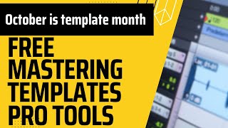 Mastering Templates in Pro Tools using Stock and Waves Plugins [upl. by Adanama]