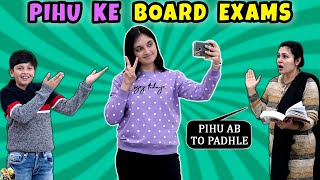 PIHU KE BOARD EXAMS  A Short Family Movie  Types of Students During Boards  Aayu and Pihu Show [upl. by Crowley914]