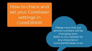 How to check and set your Corellaser settings in CorelDraw PLT 304060409601390 and HQ Series [upl. by Aleekahs252]