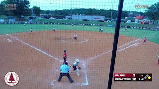 SOFTBALL Cedartown Lady Dawgs vs Dalton Catamounts [upl. by Leena]