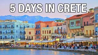 Crete Greece ULTIMATE 5 Day Travel Guide 🇬🇷 [upl. by Fatma]