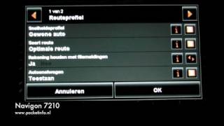 Navigon 7210  Navigation Demo [upl. by Nonna]