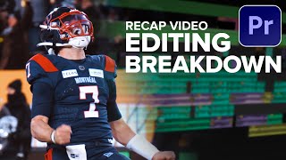 How to Edit 🔥 Sports Recap Videos Editing Breakdown [upl. by Alleon540]