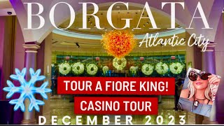 Borgata Atlantic City Fiore king Suite and casino walk around [upl. by Tormoria333]