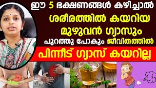 ഈ 5 ഭക്ഷണങ്ങൾ കഴിച്ചാൽ ശരീരത്തിൽ കയറിയ മുഴുവൻ ഗ്യാസും പുറത്തുപോകും പിന്നീട് ഗ്യാസ് വരില്ല [upl. by Virgilia]