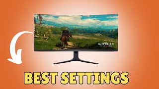 Alienware AW3423dwf Best Settings [upl. by Harraf863]