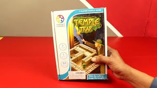 Temple Trap Solo Game Unboxing and How to Play  Peephole View Toys [upl. by Cyrilla]