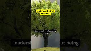 Leadership Dietrich Bonhoeffer [upl. by Adaline]