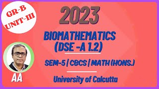 2023  Unit3  Biomath [upl. by Ettennat802]