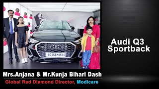 Audi Q3 Sportback Car by MrsAnjana amp MrKunja Bihari Dash  Global Red Diamond Director  Modicare [upl. by Mckee647]